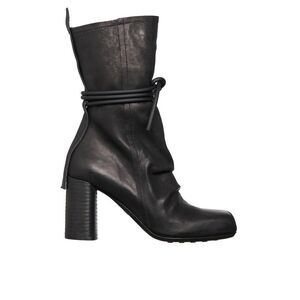 PURO Women's Leather Block Heel Boot Women BLACK Boots